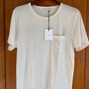 ONIA Chad SS Solid Off-White T-Shirt NWT